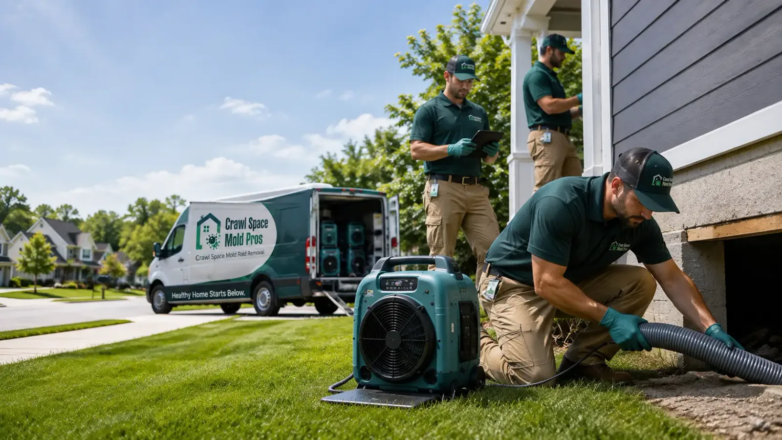 Crawl Space Mold Removal in Angle Inlet, MN